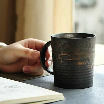  Retro keraamiline kruus -, büroo-joogi tassi, tee tassi, kullatud klaasitud isiklikku tassi, loominguline kodus, lihtne, tass kohvi