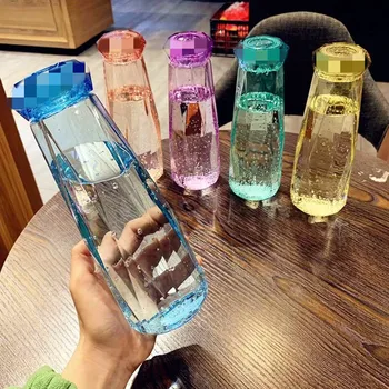  Korea Versioon Lihtne, Läbipaistev Vesi Klaas Vett, Klaas, Värviline Kristall, Klaas Diamond Klaas Kingitus Cup
